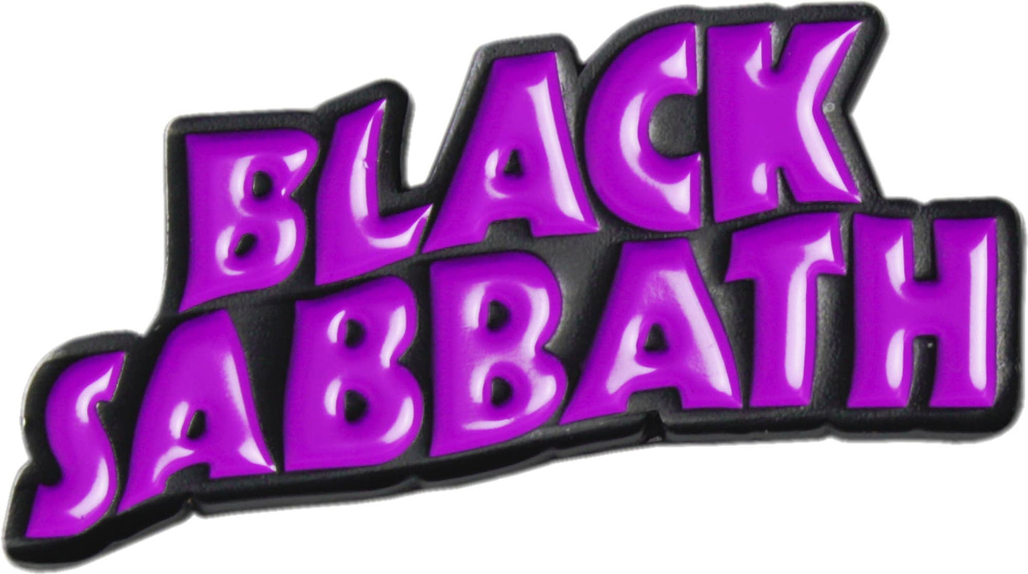 Enamel Pin - Black Sabbath - Classic Purple And Black Logo