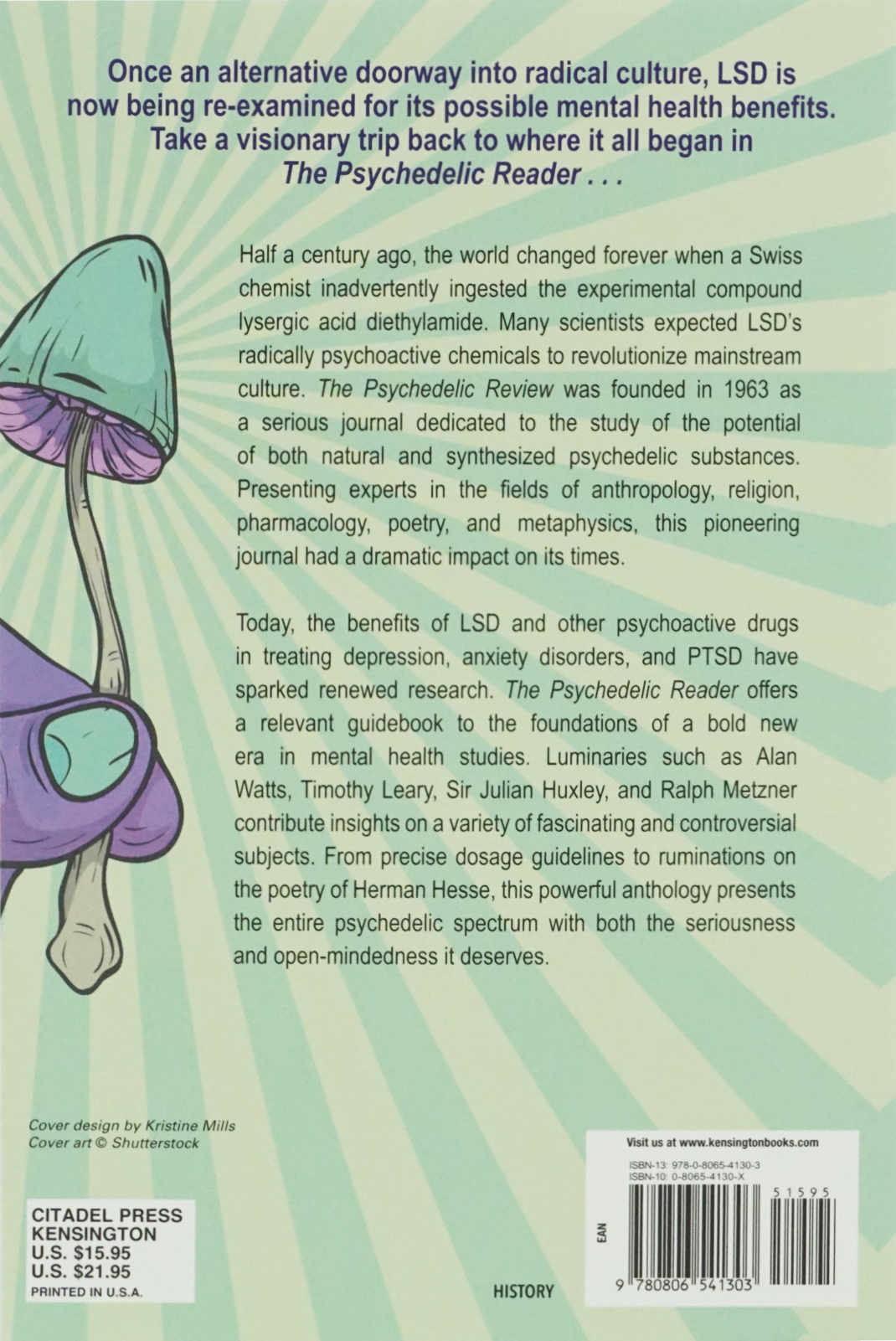 Book - Leary, Timothy "The Psychedelic Reader - Selections"