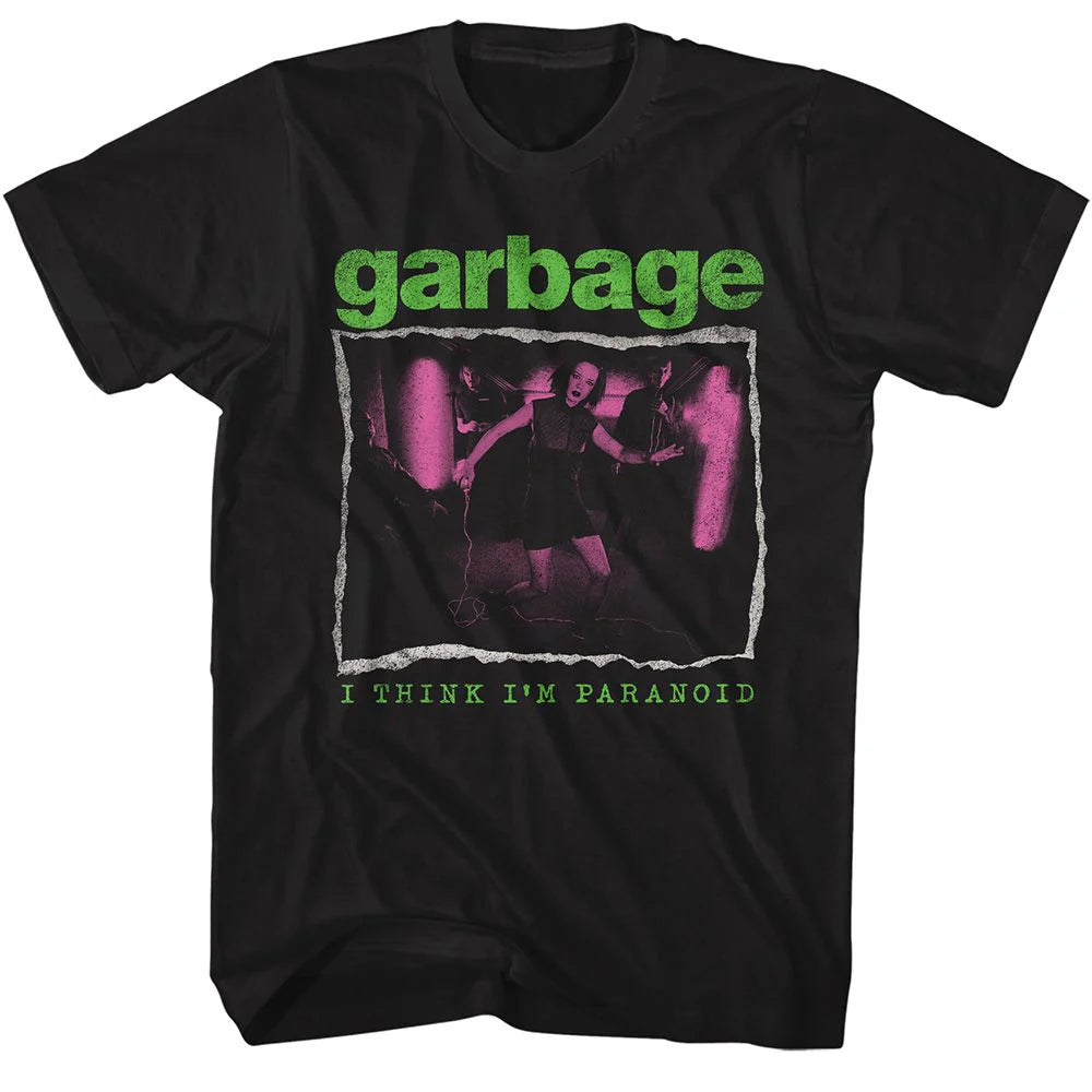 GARBAGE "I THINK IM PARANOID" T-SHIRT