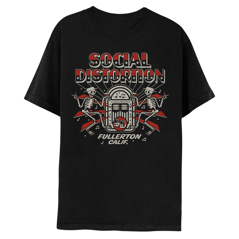Social Distortion (Jukebox Skelly) T-Shirt