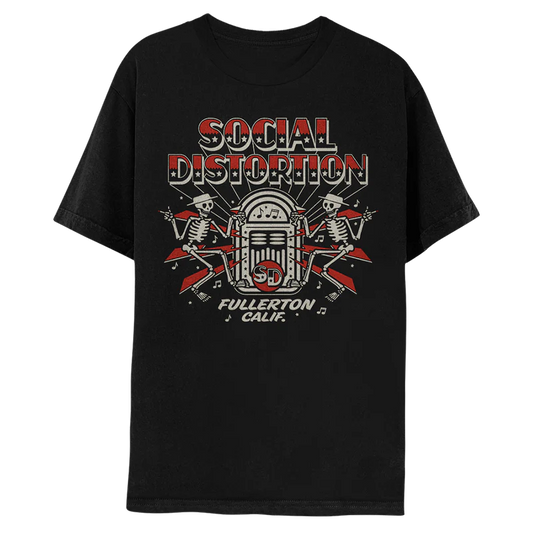 Social Distortion (Jukebox Skelly) T-Shirt
