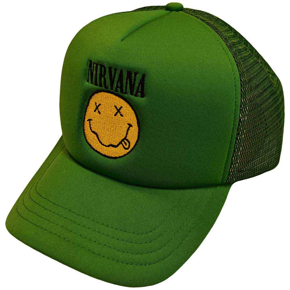 Nirvana (Green Mesh Back) Snapback Hat