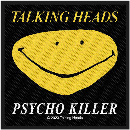 Talking Heads (Psycho Killer) Woven Patch