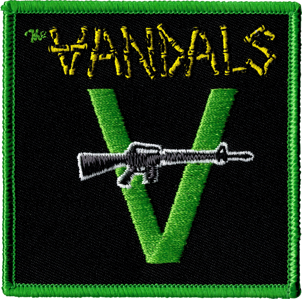 Vandals, The - "V" Gun Logo Patch -
