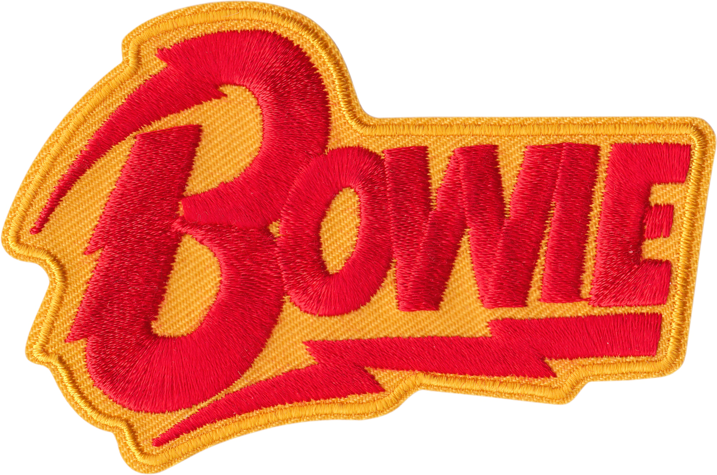 Bowie, David - Red And Yellow Logo Patch
