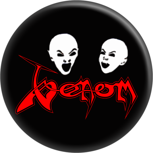 Venom Pin-on Button - 1.25 Inch