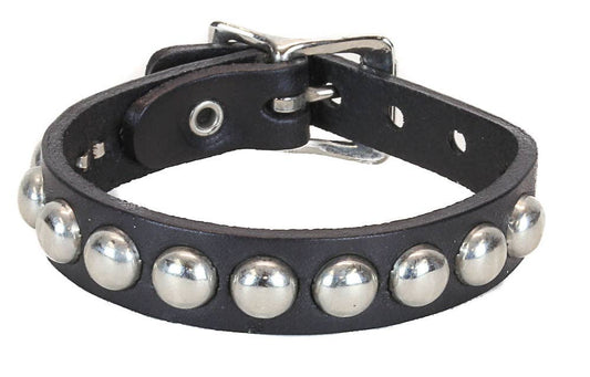 BUCKLE BRACELET WITH ROUND STUDS - BC177