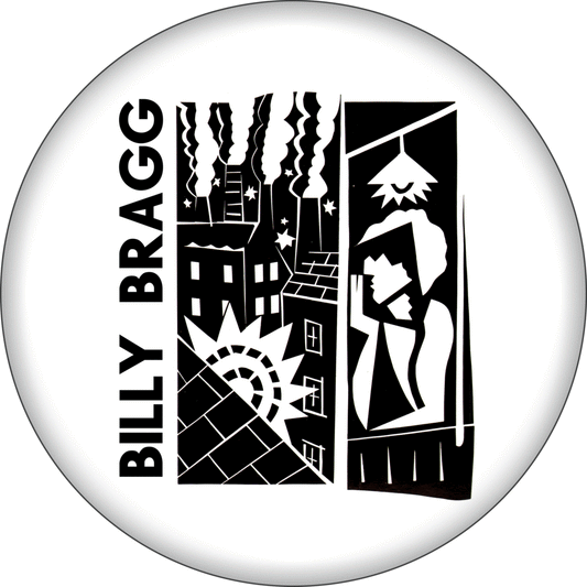 Bragg, Billy Pin-on Button - 1.25 Inch