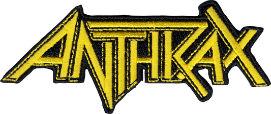 Anthrax - Yellow And Black Logo Patch