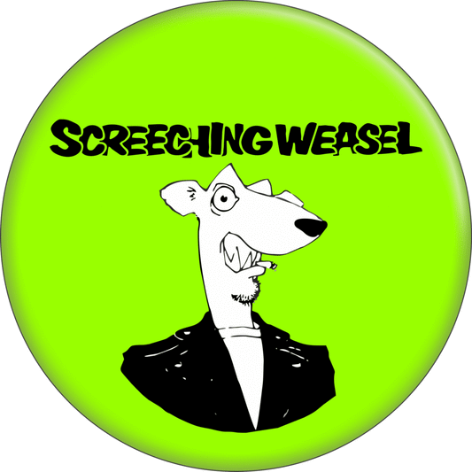 Screeching Weasel Pin-on Button - 1.25 Inch