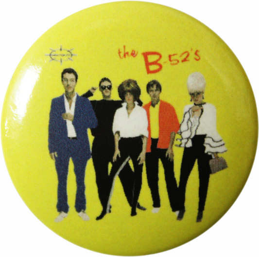B-52's - Group Shot Pin-on Button - 1.25 Inch