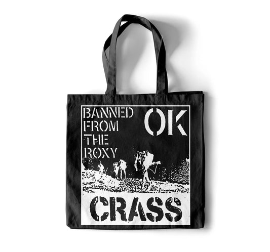 CRASS (BANNED FROM THE ROXY) TOTE BAG