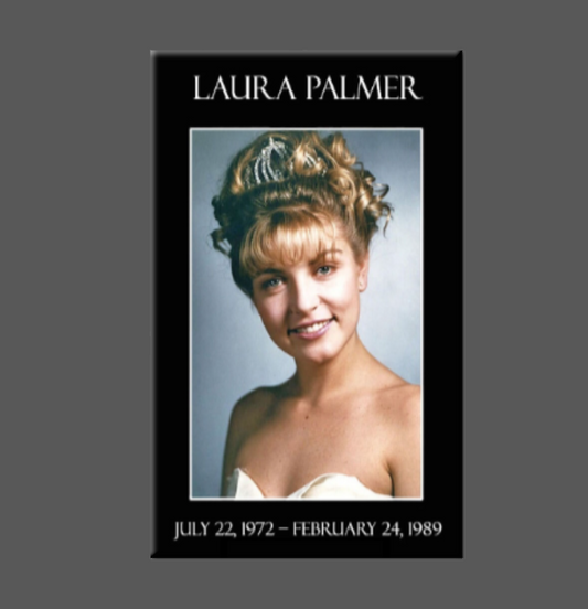 TWIN PEAKS, Magnet, Button, Mirror, Lynch, Laura Palmer