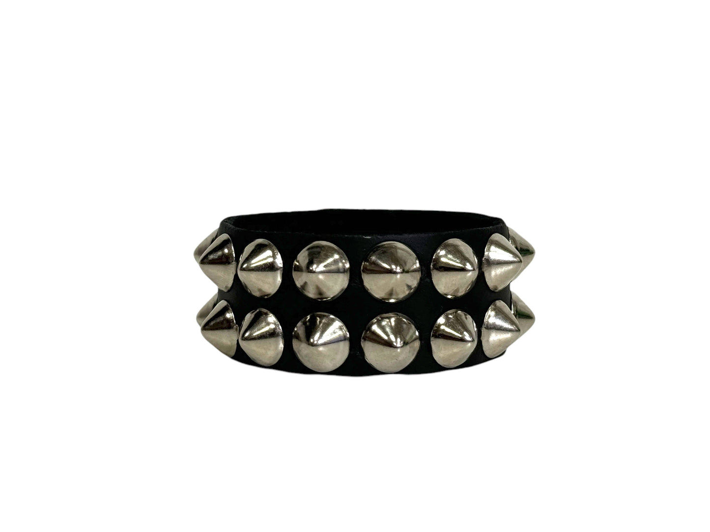 FB149  2 ROW LARGE 1/2" CONICAL BRACELET