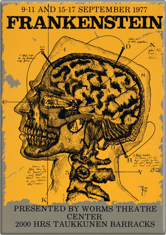 Magnet - "Frankenstein - Worms Theatre Center" Poster Repro