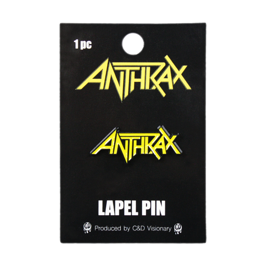 Enamel Pin - Anthrax - Yellow And Black Logo