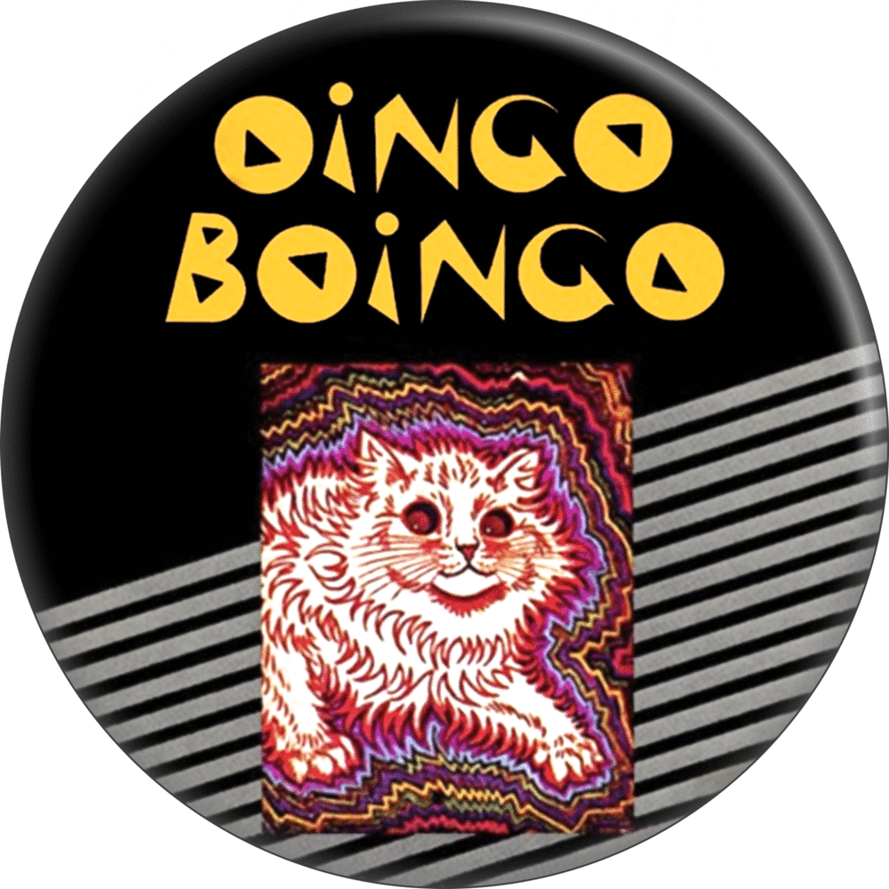 Oingo Boingo - Single Cover Art Pin-on Button - 1.5 Inch