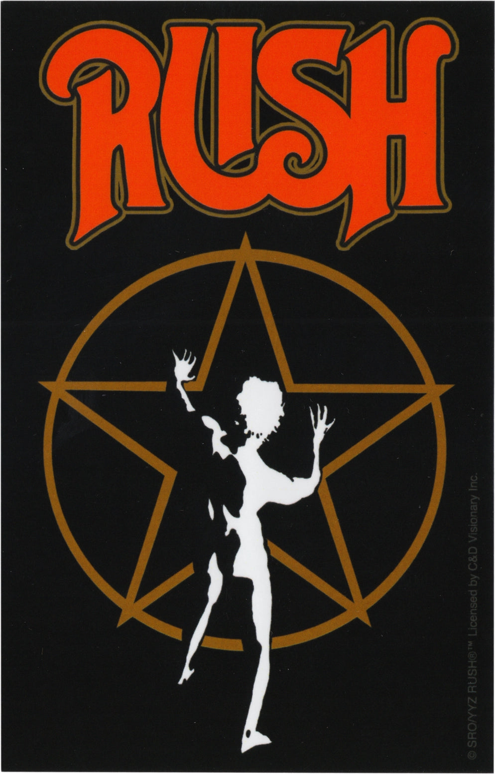 RUSH (STARMAN) Sticker