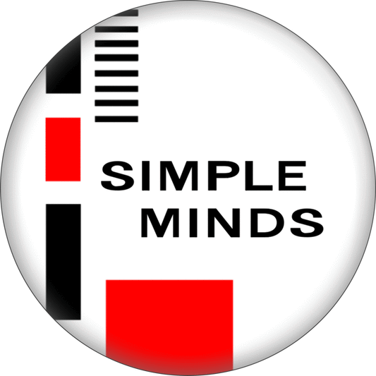 Simple Minds Pin-on Button - 1.5 Inch