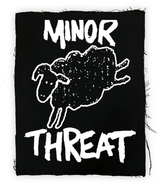 Minor Threat (Black Sheep) Back Patch