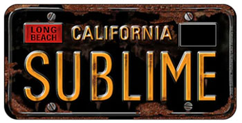 Sublime (License Plate) Sticker