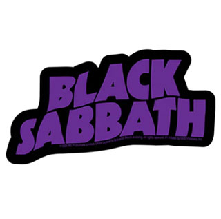 Black Sabbath - Purple Logo - Sticker