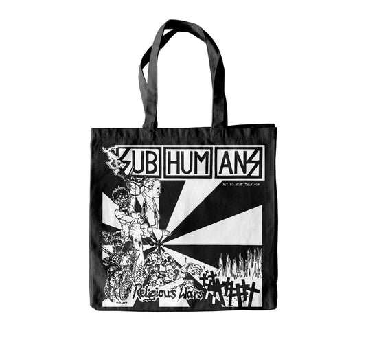 SUBHUMANS (RELIGIOUS WARS) TOTE BAG